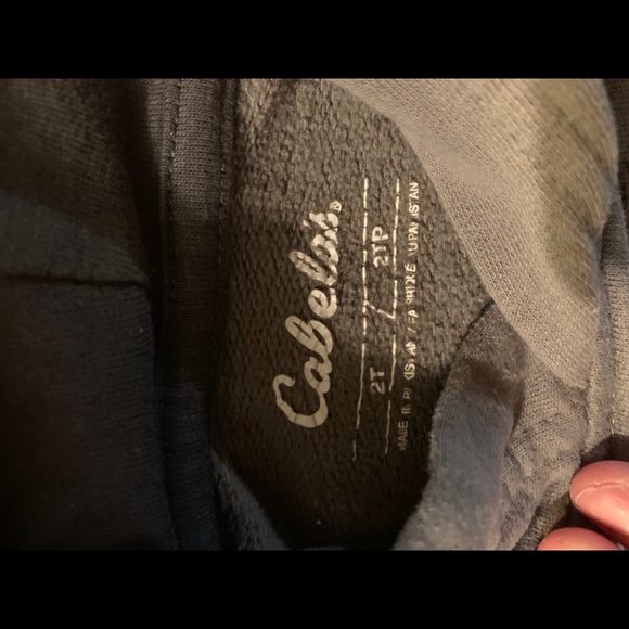 2T Cabelas Hoodie - Picture 2 of 2
